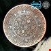 بشقاب مسی قلم زنی گل و مرغ استاد رسولی 022