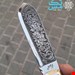 چاقوی سفارشی کنده کاری شده استاد ابوالفضل سلیمانی 024