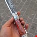 چاقوی سفارشی کنده کاری شده استاد ابوالفضل سلیمانی 024