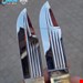 ست دو تایی چاقوی کلکسیونی استاد عبدالله مولوی 017