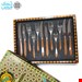 سرویس کارد و چنگال دسته قهوه ای مهدی  