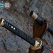 شمشیر سفارشی کلکسیونی Damascus Katana (DMC)