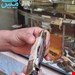 چاقو ضامن دار دنده ای استاد مرتضی تاراسی 021