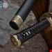 شمشیر سفارشی کلکسیونی Damascus Katana (DMC)