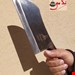 ساطور تیغه سفید 5 میل( چاقوی صربستانی) استاد مهدیون