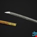 شمشیر سفارشی سامورایی Akihira Damascus Katana (DMC) 