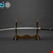 شمشیر سفارشی کلکسیونی Damascus Katana (DMC)