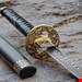شمشیر سفارشی کلکسیونی Damascus Katana (DMC)