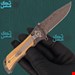 چاقوی برونینگ تیغه طرح داماس (دمشقی) damascus knife