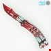 چاقوی پروانه ای جوکر سایز بزرگ (22 سانتی) 001 butterfly knife