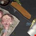 ساطور 3 میل دسته کائوچو مروارید