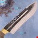 چاقو کمپینگ و طبیعتگردی دسته چوبی استاد سرابی 022
