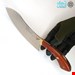چاقوی سرآشپز مدل صربستانی( المازان Almazan knife ) مدل خم سفارشی استاد منفرد با غلاف