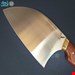چاقوی سرآشپز مدل صربستانی( المازان Almazan knife ) دسته پادوک سفارشی استاد منفرد (غلاف دارد)