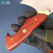 چاقوی سرآشپز مدل صربستانی( المازان Almazan knife ) دسته پادوک سفارشی استاد منفرد (غلاف دارد)