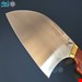 چاقوی سرآشپز مدل صربستانی( المازان Almazan knife ) دسته پادوک سفارشی استاد منفرد (غلاف دارد)