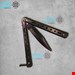 چاقوی پروانه ای مشکی 003 butterfly knife