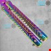 چاقوی پروانه ای هفت رنگ 002 butterfly knife
