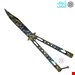 چاقوی پروانه ای اسکلت سایز بزرگ (22 سانتی) 002 butterfly knife