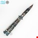 چاقوی پروانه ای اسکلت سایز بزرگ (22 سانتی) 004 butterfly knife