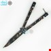 چاقوی پروانه ای اسکلت سایز بزرگ (22 سانتی) 004 butterfly knife