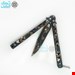 چاقوی پروانه ای اسکلت سایز بزرگ (22 سانتی) 004 butterfly knife