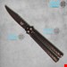 چاقوی پروانه ای مشکی 004 butterfly knife