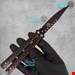 چاقوی پروانه ای مشکی 004 butterfly knife