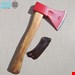 تبر تیغه قرمز مخصوص کمپ  800gr همراه با کاور 020