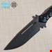 کارد شکاری دسته فایبر گلاس مشکی عباس بیات 005