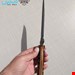 کارد شکاری دسته پلکسی گلاس قهوه ای عباس بیات 006