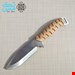 کارد شکاری دسته چوبی عباس بیات 001