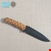 کارد شکاری دسته چوبی کوچک عباس بیات 002