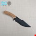 کارد شکاری دسته چوبی عباس بیات 004