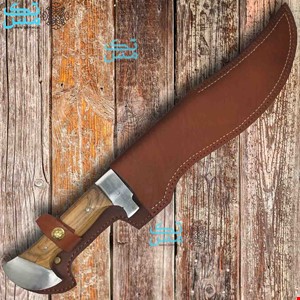 کارد شکاری مدل بووی (bowie knife) استاد سرابی به همراه غلاف 019