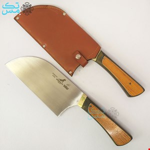 چاقوی سرآشپز مدل صربستانی( المازان Almazan knife ) ضد زنگ ایتی کارد(غلاف دارد)