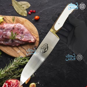 چاقوی آشپزخانه حیدری سایز 4 باربنددار 001