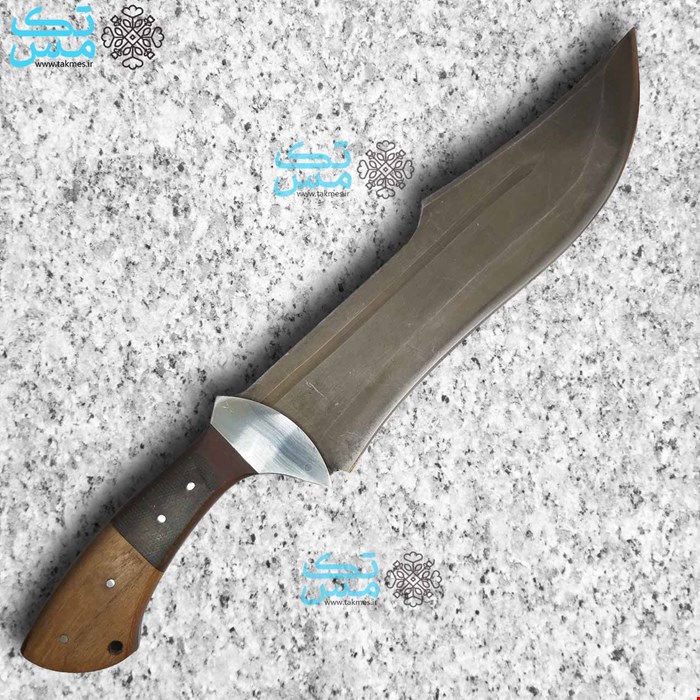 کارد شکاری مدل رنجر (Ranger knife) استاد سرابی بهمراه غلاف چرمی 018