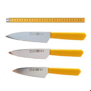 ست 3 عددی چاقوی آشپزخانه دسته پلاستیک حیدری