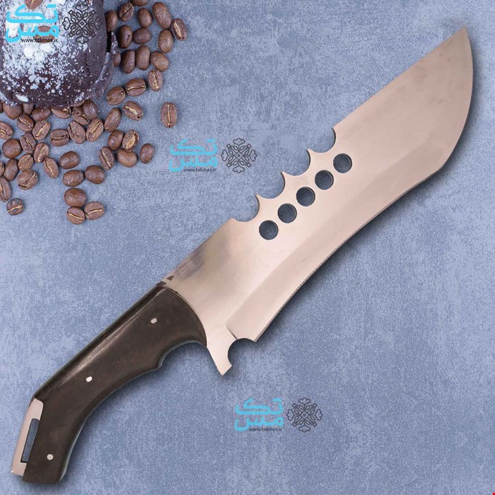 کارد شکاری و کمپینگ دسته میکارتا استاد سرابی با غلاف 023