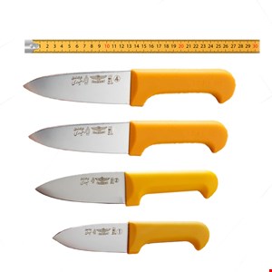 چاقوی سلاخی و قصابی دسته پلاستیک حیدری(چهار سایز)