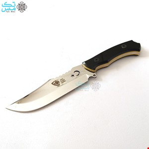 کارد شکاری سفارشی دسته فیبر مروارید (احمدی) با غلاف 