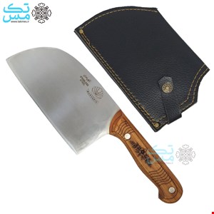 چاقوی سرآشپز مدل صربستانی( المازان Almazan knife ) ضد زنگ مروارید (غلاف دارد)