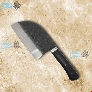 چاقوی سرآشپز مدل صربستانی( المازان Almazan knife ) با دسته پلکسی گلس سفارشی استاد هادی(غلاف دارد)