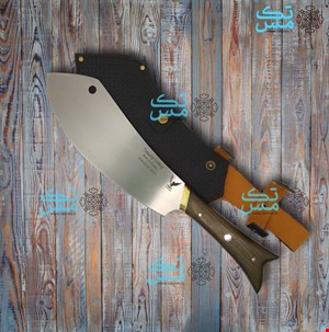 چاقوی سرآشپز مدل صربستانی( المازان Almazan knife ) دسته ونگه سفارشی استاد منفرد