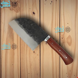 چاقوی سرآشپز مدل صربستانی( المازان Almazan knife ) دسته پادوک سفارشی استاد هادی(غلاف دارد)