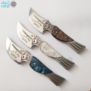 چاقوی تیزی زیبا رویان طرح عقاب امین(دو سایز)با غلاف 