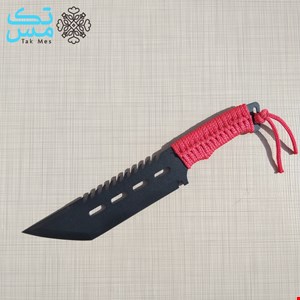 کارد شکاری دسته طنابی قرمز 022