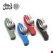 ست قاشق چنگال وچاقو سفری تاشو