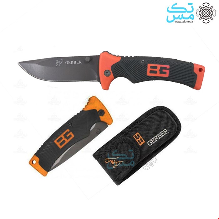 چاقوی جیبی گربر تیغه صاف و اره ای مدل GERBER 113